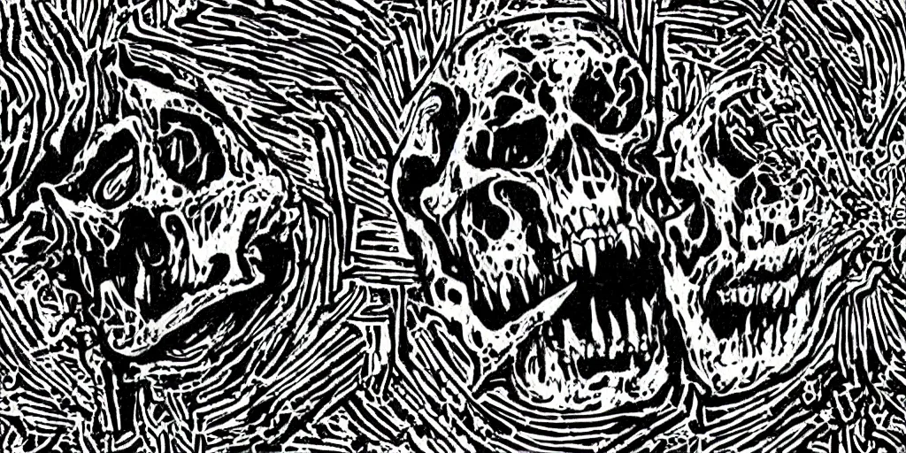 Image similar to 90s old school death metal band logo