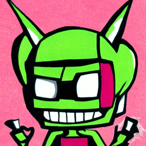 Image similar to invader zim