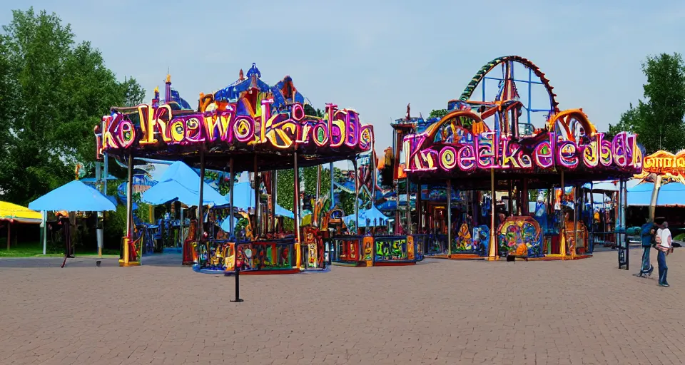 Prompt: Knoebel's Amusement Park