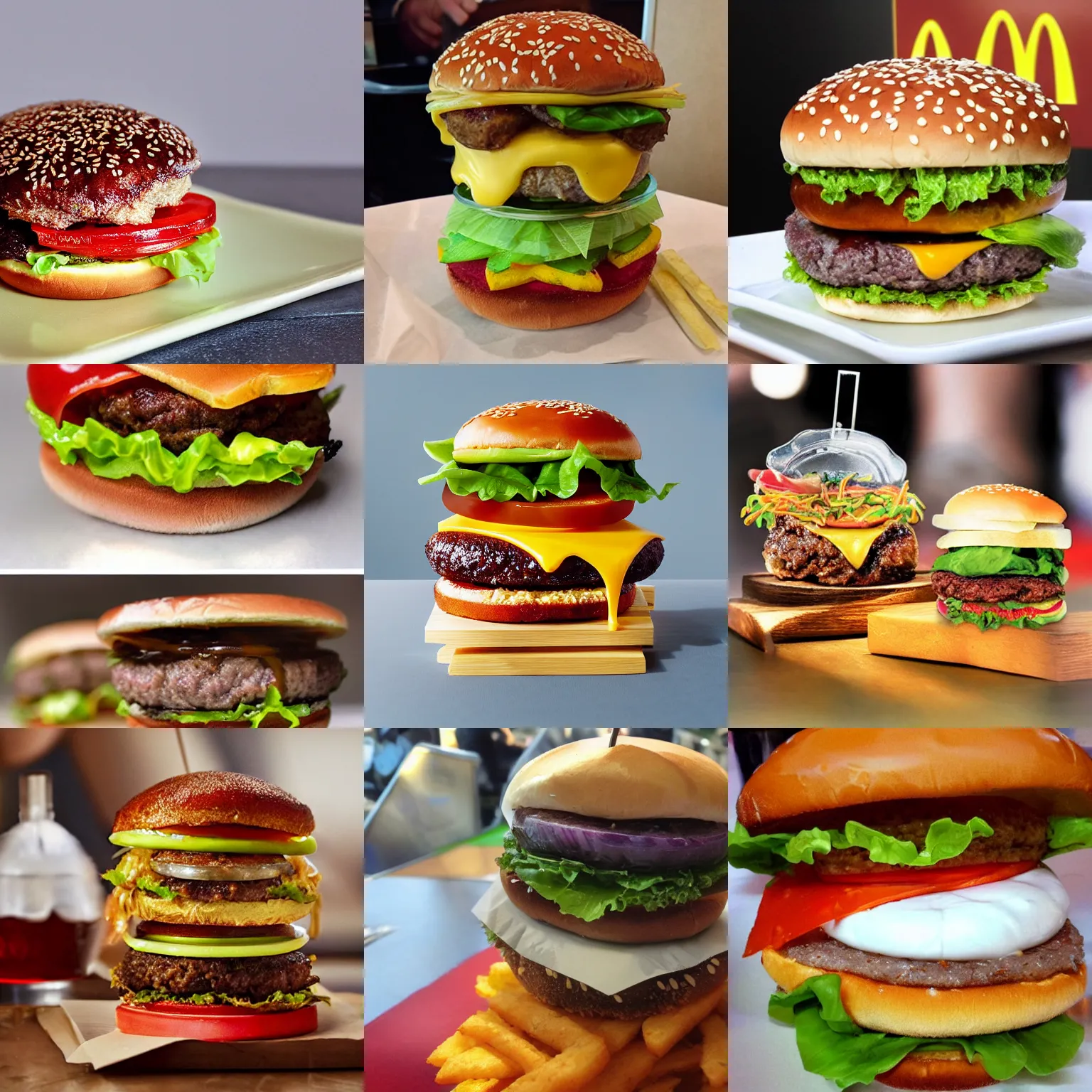 the new mcdonald's glass shard burger | Stable Diffusion | OpenArt