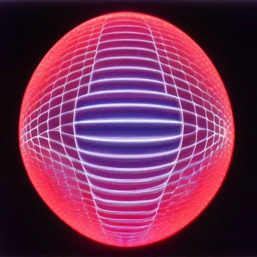 Image similar to annie liebowitz portrait of a plasma energy tron plastic egg, made up of glowing electric polygons. cinestill