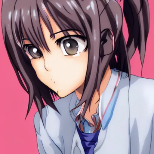 Prompt: realistic photograph portrait of Haruhi Suzumiya —H 2048 —W 2048