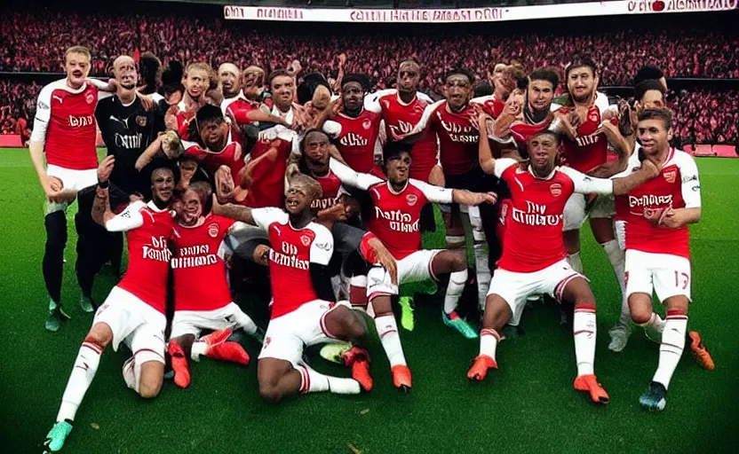 Prompt: “Arsenal Football Club winning the English Premier League”