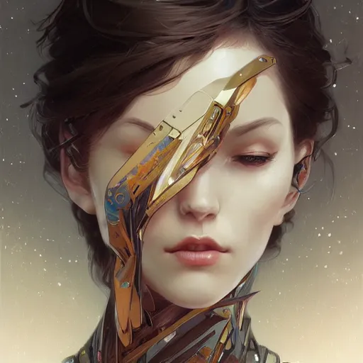 Prompt: ultra realistic illustration, manic robot girl, intricate, elegant, highly detailed, digital painting, artstation, concept art, smooth, sharp focus, illustration, award winning, art by artgerm and greg rutkowski and alphonse mucha