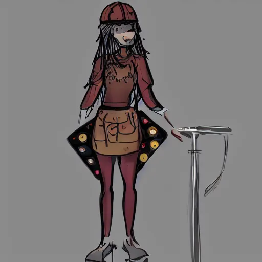 Prompt: concept art for keyboard - clothes