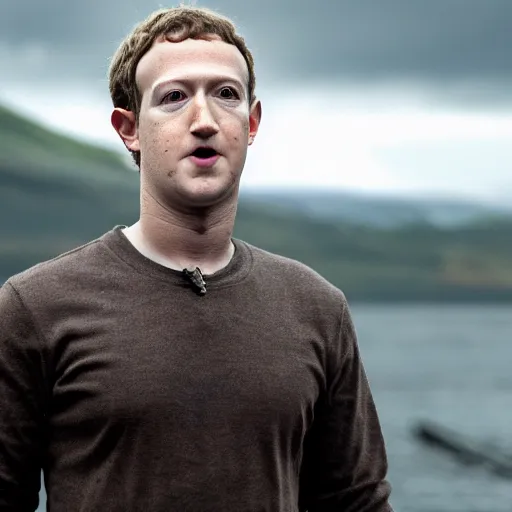 Image similar to mark zuckerberg in Vikings very detailed 4k quality super realistic