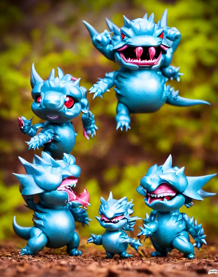 Image similar to small stylized chibi kaiju!!! shiny sofubi!!!! promo shots 4 k photography