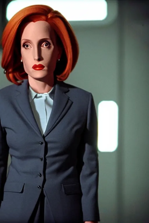 Image similar to alien dana scully