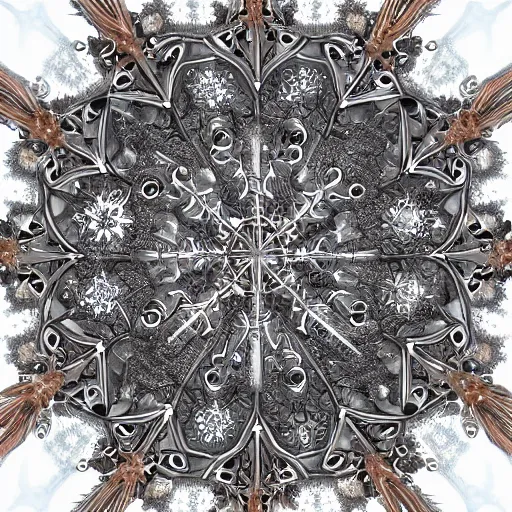 Image similar to Bloody Snowflake , hd, intricate, hyper detailed, award winning, beautiful, 8k, digital art