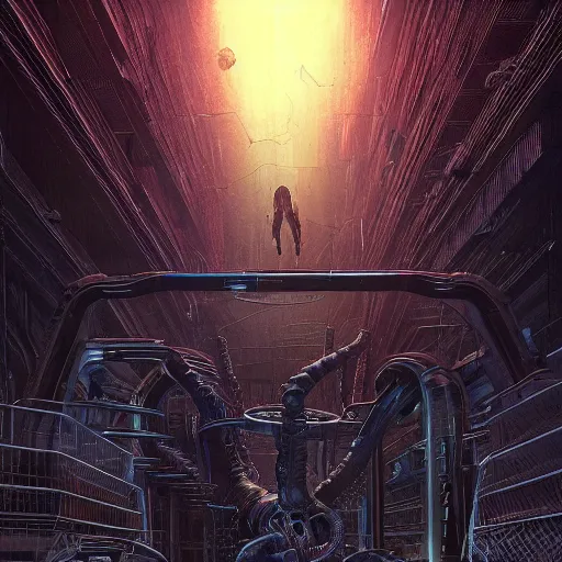 Image similar to photorealistic movie poster of the industrialpunk monument, alien invasion in the style of michael whelan, greg rutkowski, and junji ito. hyperdetailed photorealism, 1 0 8 megapixels, amazing depth, high resolution, 3 d shading, 3 d finalrender, 3 d cinematic lighting, glowing rich colors, psychedelic overtones, artstation concept art.