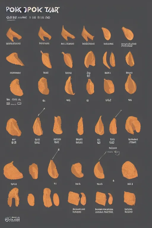 Prompt: “Pork chart but of a human”