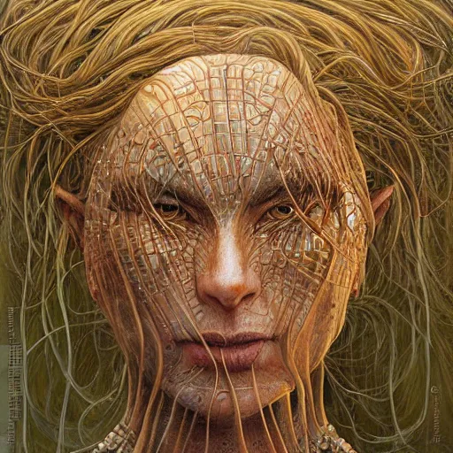 Prompt: Apsaras warrior ,hyper detailed, by Peter Gric