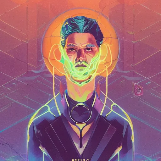 Prompt: elden ring themed majestic futuristic visionary inventor nikola tesla tarot crad by sachin teng, artgerm, darius zawadzki, masterpiece, organic painting, matte painting, technical geometrical drawing shapes, lightning electricity coil, hard edges, graffiti, high quality art by sachin teng, artstation trending