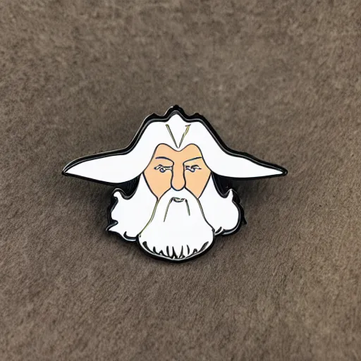 Image similar to gandalf enamel pin