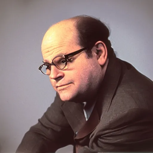 Prompt: photo of george costanza as a communist revolutionary, 3 5 mm film, by yousuf karsh