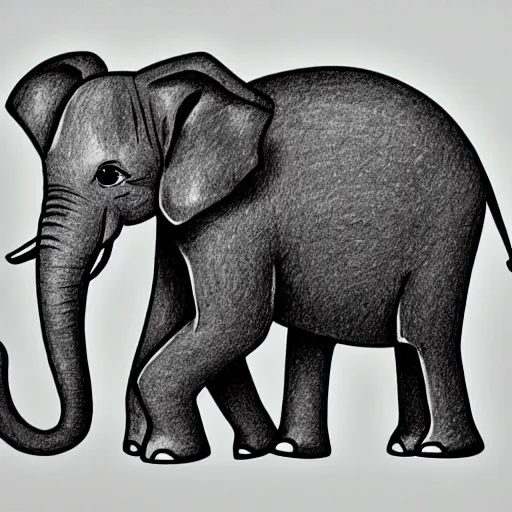 Premium Vector | Coloring pages or books for kids cute elephant illustration-saigonsouth.com.vn