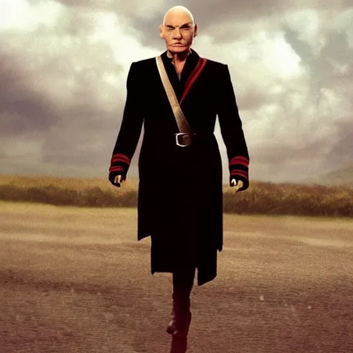 Image similar to johnny depp as captain picard