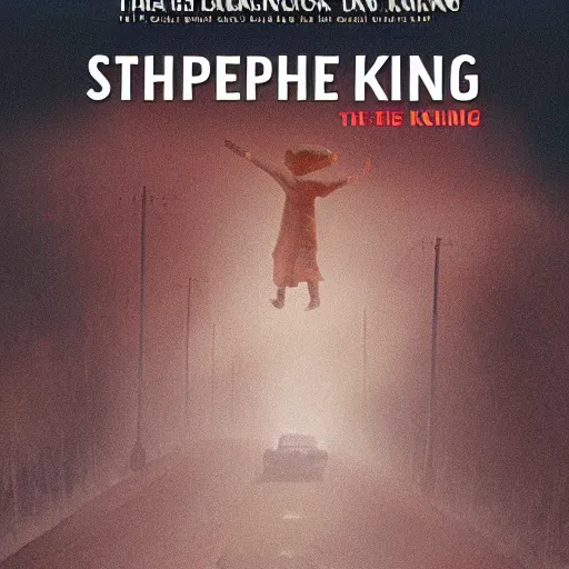 Prompt: Cover art for an as of yet unreleased Stephen King novel