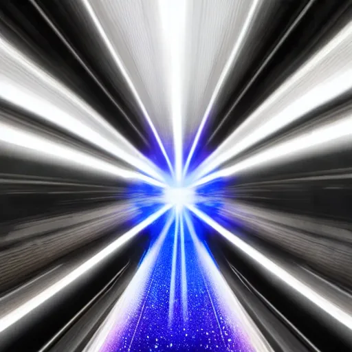 Image similar to traveling through hyperspace