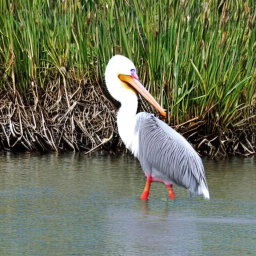 Prompt: Buff Buddhist Pelican