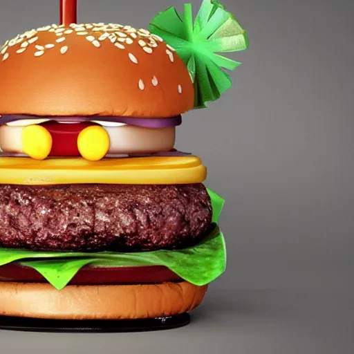 Image similar to cute burger