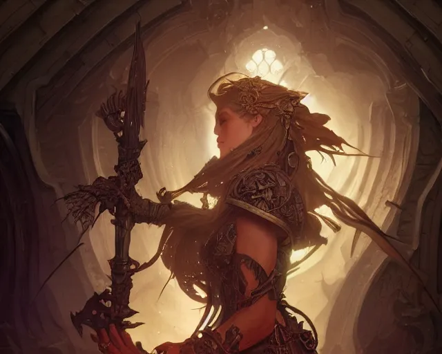 Image similar to photography of duncan fegredo, deep focus, d & d, fantasy, intricate, elegant, highly detailed, digital painting, artstation, concept art, matte, sharp focus, illustration, hearthstone, art by artgerm and greg rutkowski and alphonse mucha