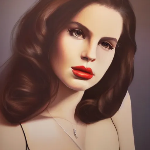 Image similar to Lana del rey portrait, photorealistic, studio