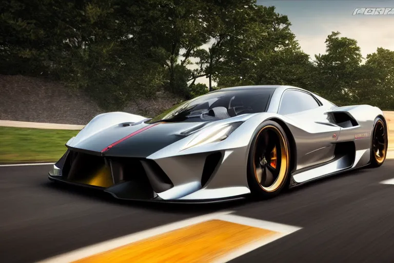 Image similar to photo wallpaper sport car gran turismo 7 forza horizon need for speed fast and furious 5 unreal engine supercar hypercar game concept car octane render, 4 khd 2 0 2 2 3 d cgi rtx style chrome reflexion global illumination ray tracing hdr arstation pixar and disney unreal