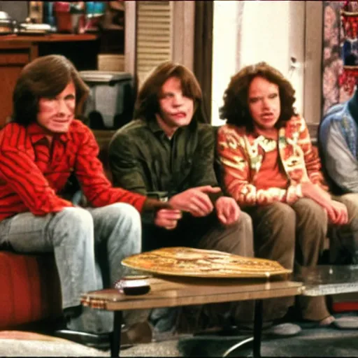 Image similar to high quality still of That 70s Show