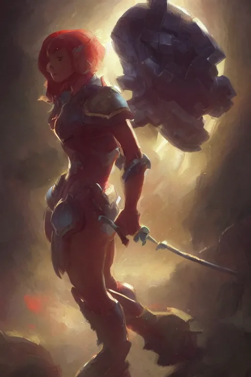 Image similar to kirby character full body side profile portrait, dramatic light, dungeon background, 2 0 0 mm focal length, painted by stanley lau, painted by greg rutkowski, painted by stanley artgerm, digital art, trending on artstation