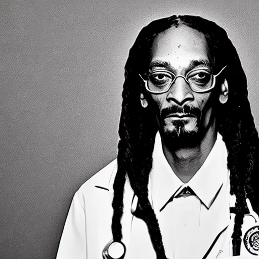 Image similar to photo of snoop dogg as a professor of medicine teaching