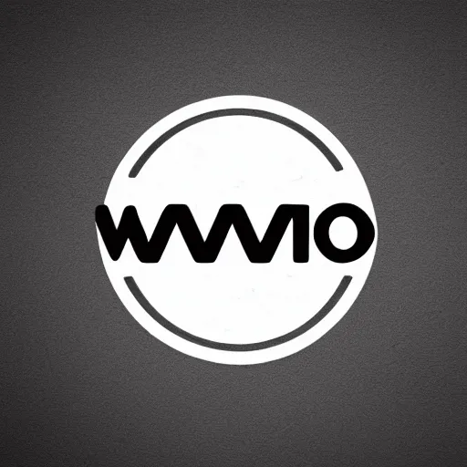 Image similar to a logo design that says waio