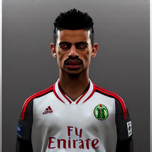 Image similar to portrait of pepe style of fifa player character, concept art, trending on artstation, highly detailed, intricate, sharp focus, digital art, 8 k
