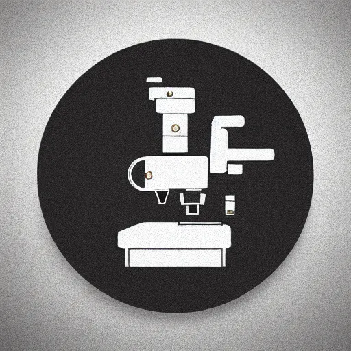 Image similar to logo icon stylized of a microscope behance hd by damjan coric