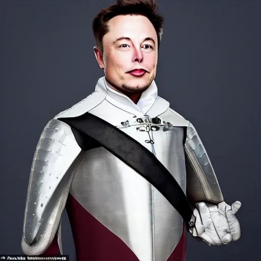 Image similar to full body photo of elon musk as a musketeer, he has a big black hat and holds a shiny sword