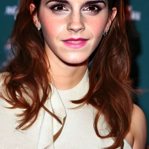 Image similar to emma watson mixed with kim kardashian