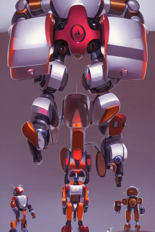 Image similar to metabots medabots medarotto medarot robot minimalist comics, behance hd by jesper ejsing, by rhads, makoto shinkai and lois van baarle, ilya kuvshinov, rossdraws global illumination ray tracing hdr radiating a glowing aura