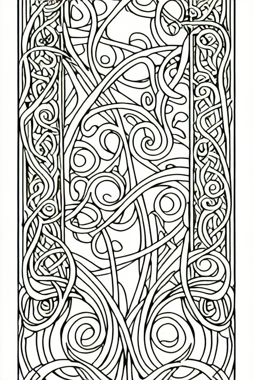 Art Nouveau - Coloring Pages for Adults