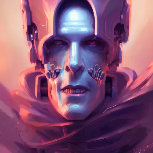 Image similar to a portrait of a cybernetic frankenstein, cyberpunk concept art by pete mohrbacher and wlop and artgerm and josan gonzales, digital art, highly detailed, intricate, sci-fi, sharp focus, Trending on Artstation HQ, deviantart, unreal engine 5, 4K UHD image