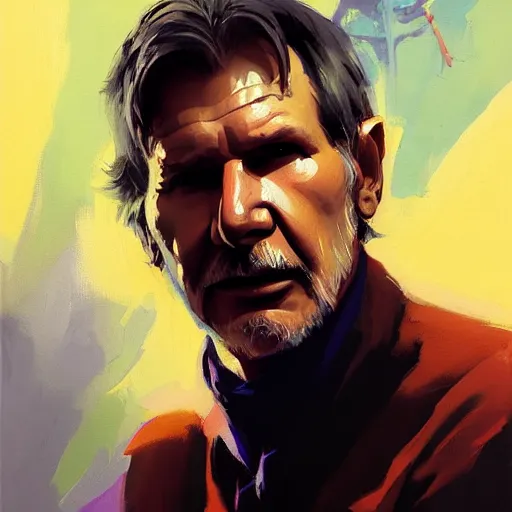 Prompt: portrait of harrison ford, warlock, organic painting, matte painting, bold shapes, hard edges, aesthetic octane render, trending on artstation, by greg manchess, huang guangjian, gil elvgren, sachin teng, greg rutkowski, jesper ejsing, rhads, ilya kuvshinov, cushart krenz