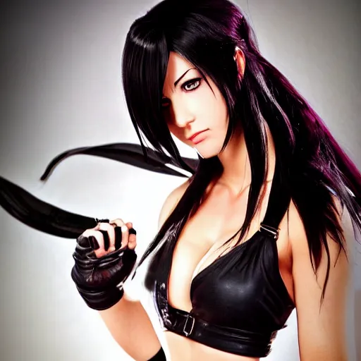 Prompt: tifa from ff 7