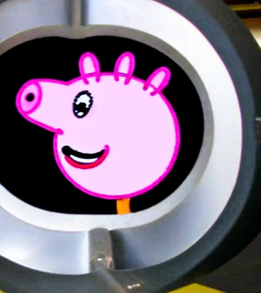 Image similar to turbocharger that look like the head of peppa pig