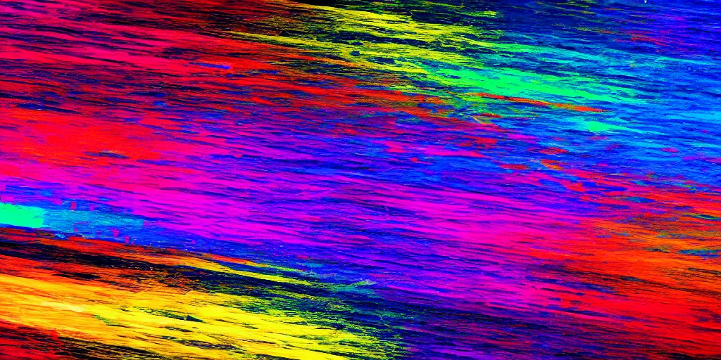 Image similar to full spectrum abstract paintbrush strokes 4K
