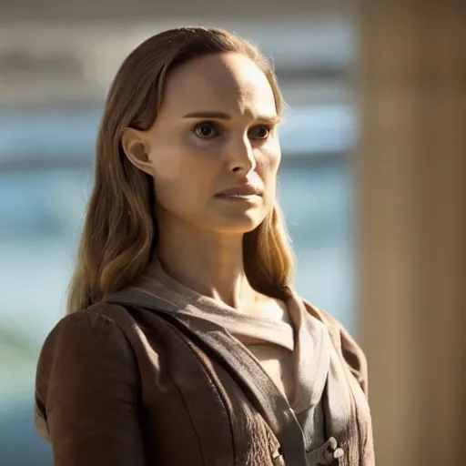 Image similar to still of natalie portman in westworld tv series