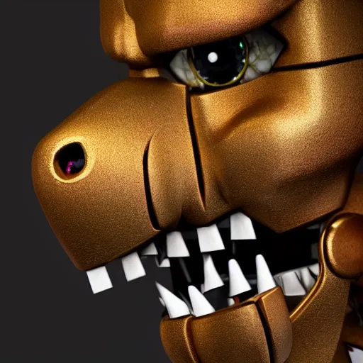 KREA - horror animatronic from fnaf, 8 k, super detailed, octane render,  vfx, super realistic, unreal engine 5