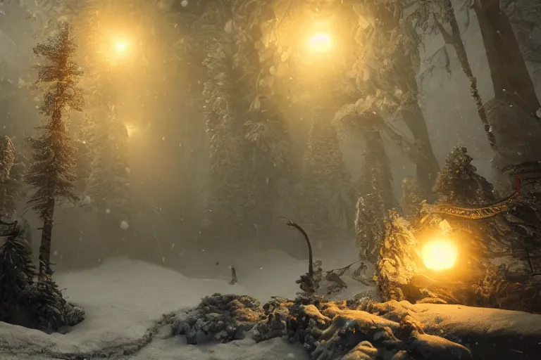 Prompt: a magical animation from a video game of a glowing coin , winter, volumetric lighting, cinematic lighting, insanely detailed, intricate, artstation, cgsociety, illustration, sharp focus