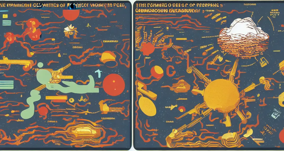 Image similar to the two complementary forces that make up all aspects and phenomena of life, by Kurzgesagt,