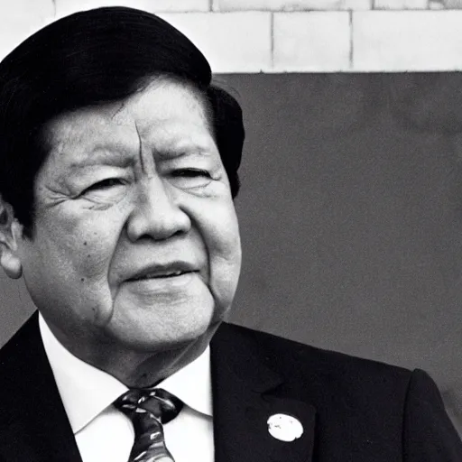 Prompt: president marcos kleptocracy