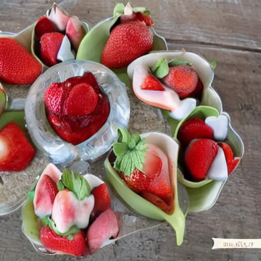 Image similar to 🐘🍓