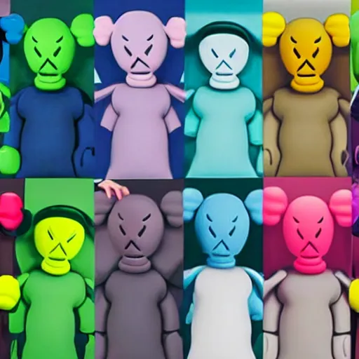 Image similar to new kaws collection